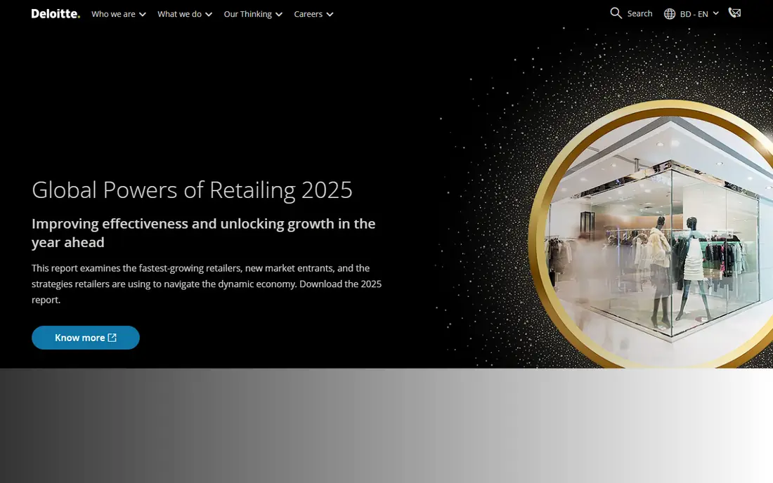 Deloitte homepage