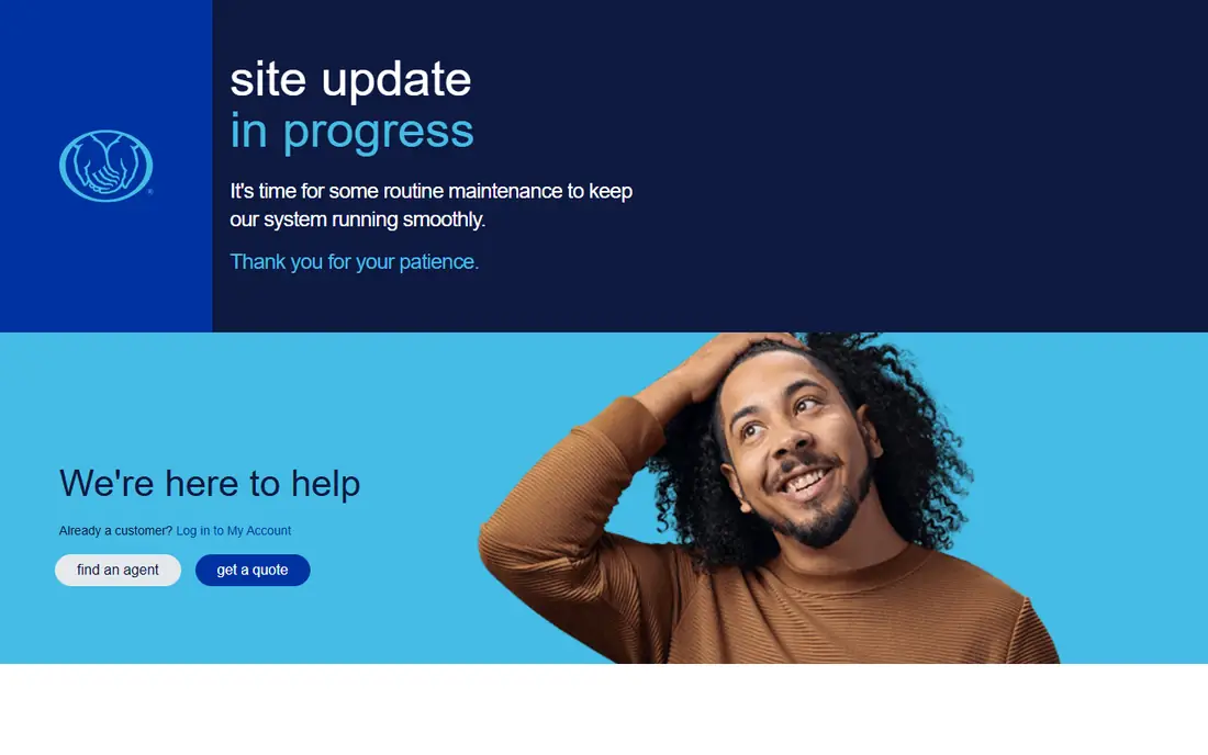 Allstate homepage