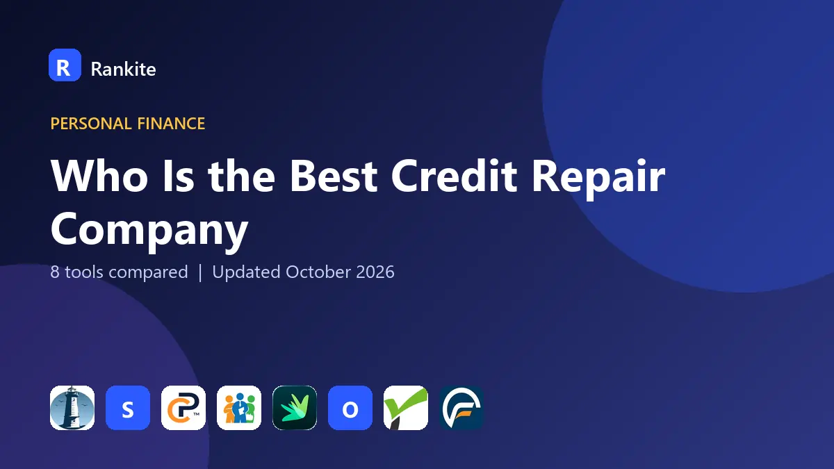Who Is the Best Credit Repair Company in 2026: 8 Tools Compared