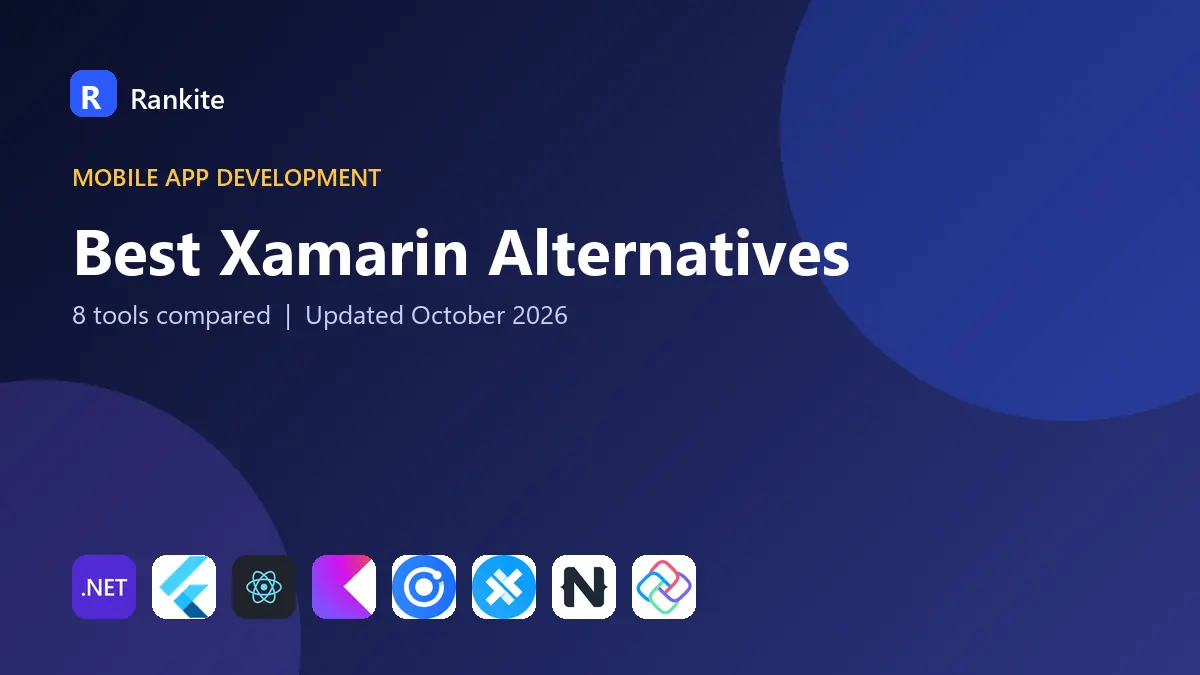 Best Xamarin Alternatives in 2026: 8 Tools Compared