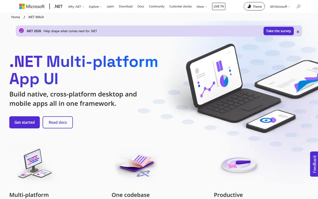 .NET MAUI homepage