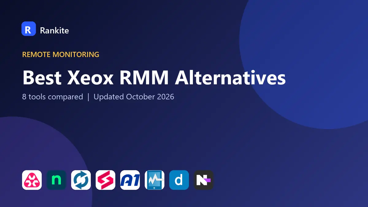 Best Xeox RMM Alternatives in 2026: 8 Tools Compared