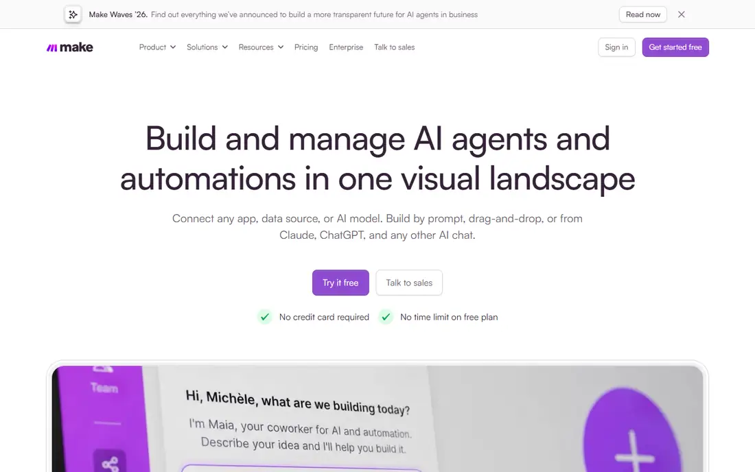Make homepage