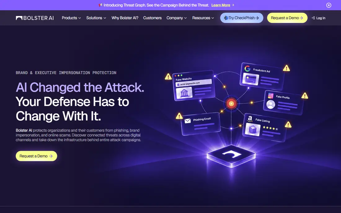 Bolster homepage
