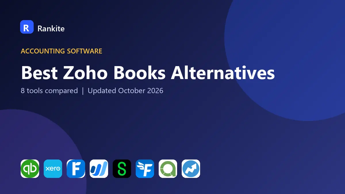 Best Zoho Books Alternatives in 2026: 8 Accounting Tools Compared
