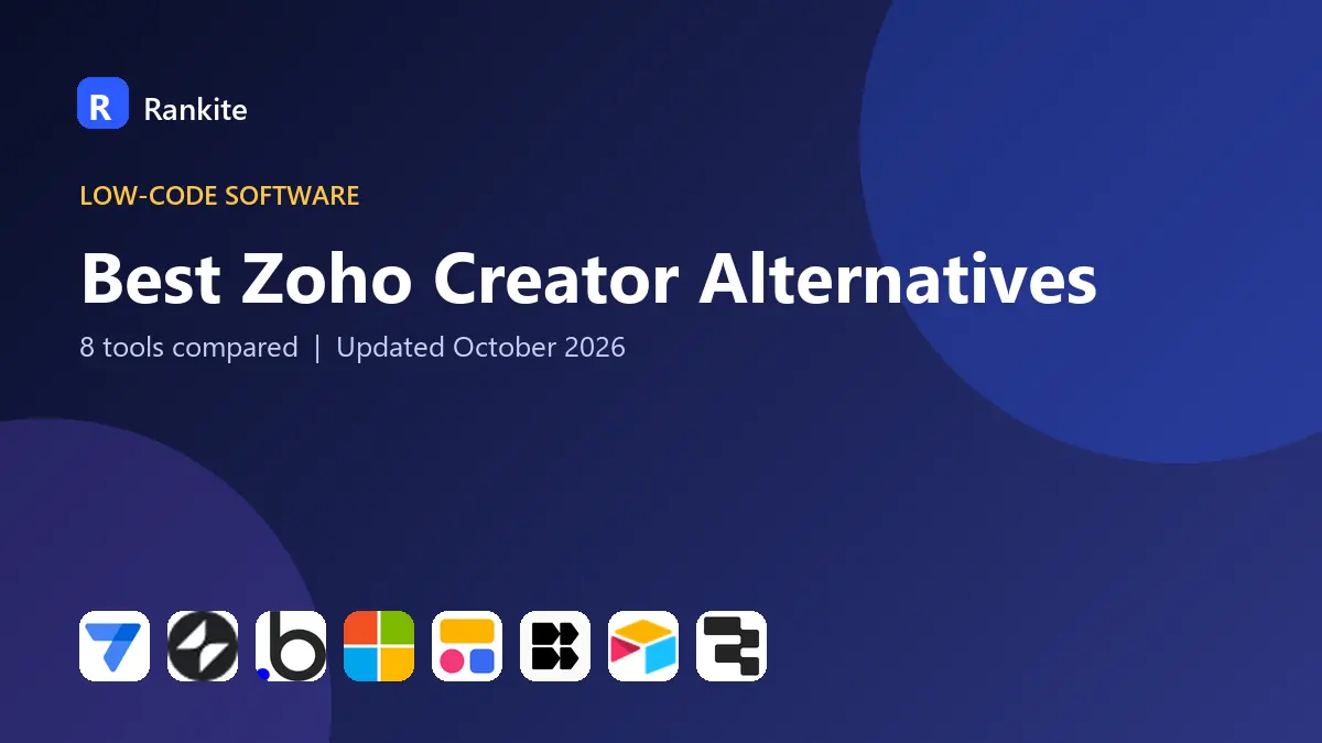 Best Zoho Creator Alternatives in 2026: 8 Tools Compared