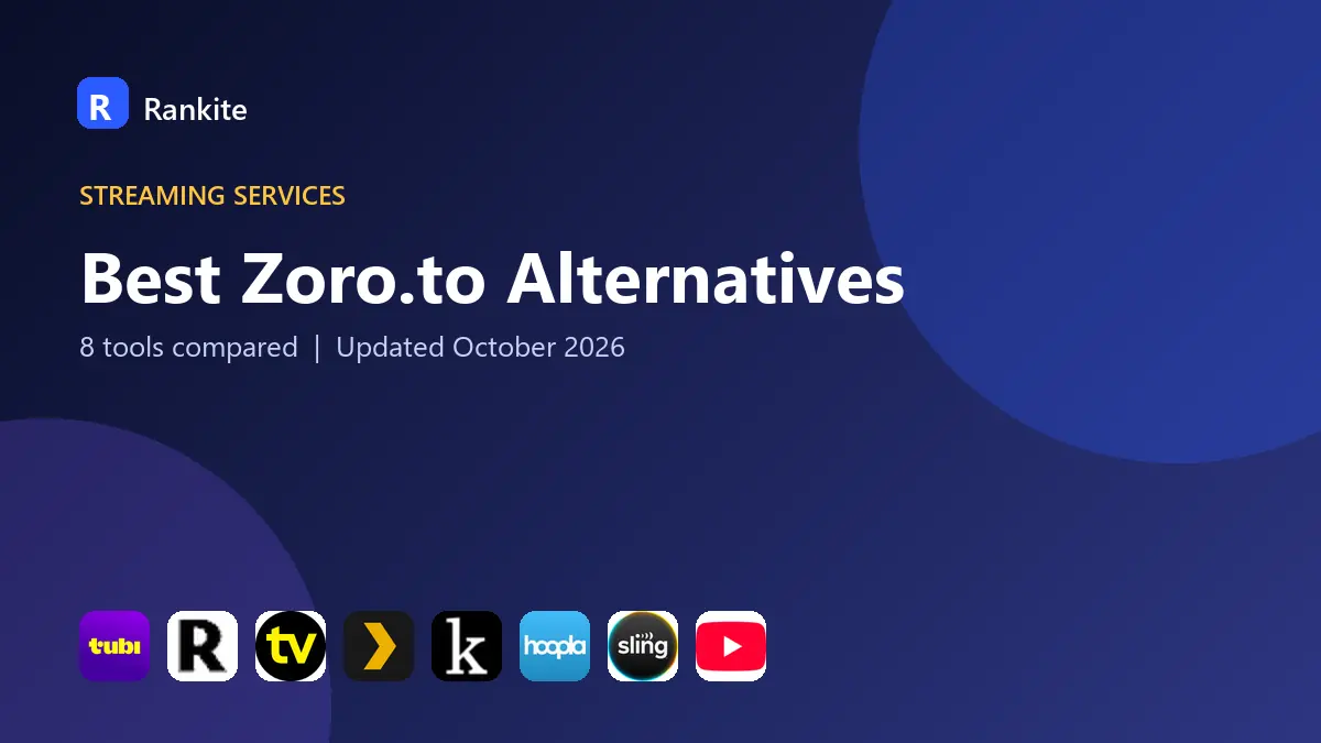 Best Zoro.to Alternatives in 2026: 8 Tools Compared